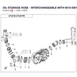 OIL STORAGE HOSE - INTERCHANGEABLE WITH  9010-000104 product image