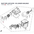 INLET PIPE, AIR FILTER - NO LONGER AVAILABLE product image