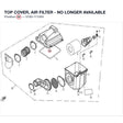 TOP COVER, AIR FILTER - NO LONGER AVAILABLE product image
