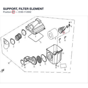 SUPPORT, FILTER ELEMENT product image