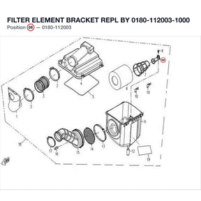 FILTER ELEMENT BRACKET REPL BY 0180-112003-1000 product image