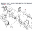 BALANCE SHAFT - WHEN STOCK IS 0 THIS ITEM IS NO LONGER AVAILABLE product image