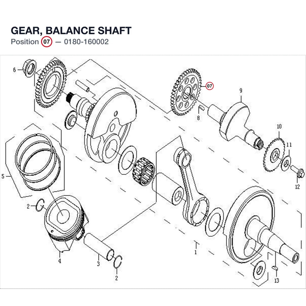 GEAR, BALANCE SHAFT product image