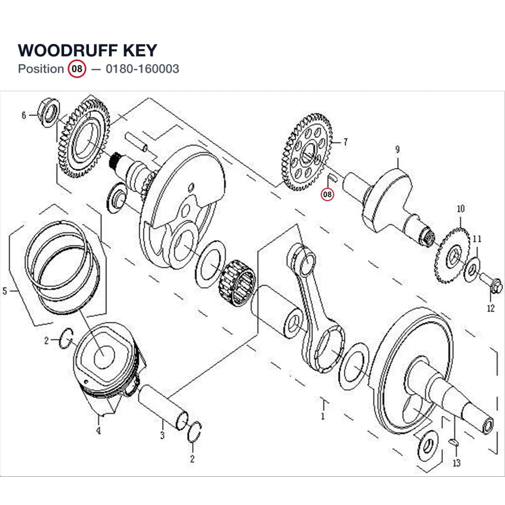 WOODRUFF KEY product image