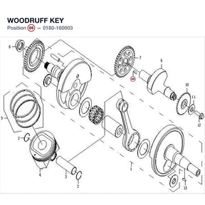 WOODRUFF KEY product image