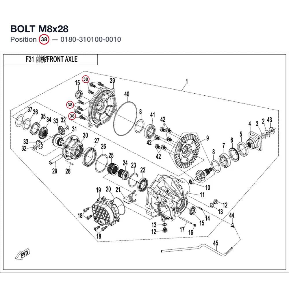 BOLT M8x28 product image