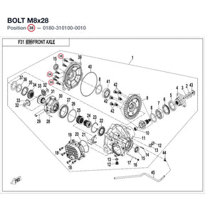 BOLT M8x28 product image