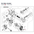 OIL SEAL 24x38x8 product image