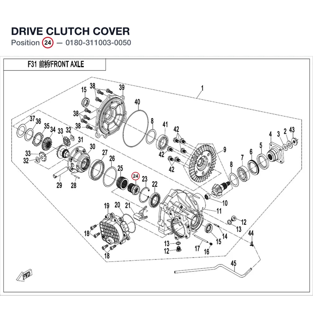 DRIVE CLUTCH COVER product image
