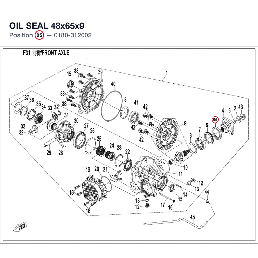 OIL SEAL 48x65x9 product image