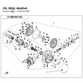 OIL SEAL 48x65x9 product image