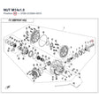 NUT M14x1.5 product image