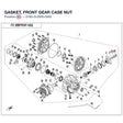 GASKET, FRONT GEAR CASE NUT product image