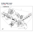 O-SEAL RING 14x6.8 product image