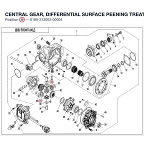 CENTRAL GEAR, DIFFERENTIAL product image