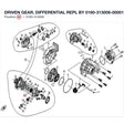 DRIVEN GEAR, DIFFERENTIAL REPL BY 0180-313006-00001 product image