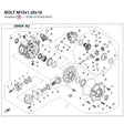 BOLT M10x1.25x18 product image