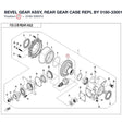 BEVEL GEAR ASSY, REAR GEAR CASE REPL BY 0180-330010-00001 product image