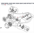 DRIVE BEVEL GEAR ASSY, REAR GEAR CASE product image