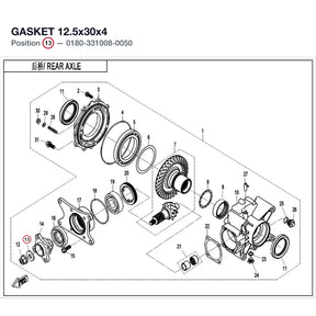 GASKET 12.5x30x4 product image