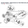 ADJUST GASKET - WHEN STOCK IS 0 THIS ITEM IS NO LONGER AVAILABLE product image