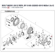 BOLT M20X1.5X12 REPL BY 0180-332003-0010 product image