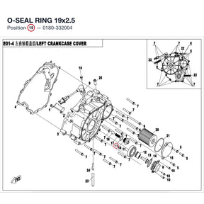 O-SEAL RING 19x2.5 product image