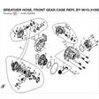 BREATHER HOSE, FRONT GEAR CASE REPL BY 9010-310001 product image
