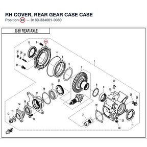 RH COVER, REAR GEAR CASE CASE product image