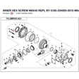 INNER HEX SCREW M8X45 REPL BY 0180-334005-0010 product image