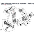 CASE COVER SUB ASSY., FRONT GEAR CASE - WHEN STOCK IS 0 THIS ITEM IS NO LONGER AVAILABLE product image