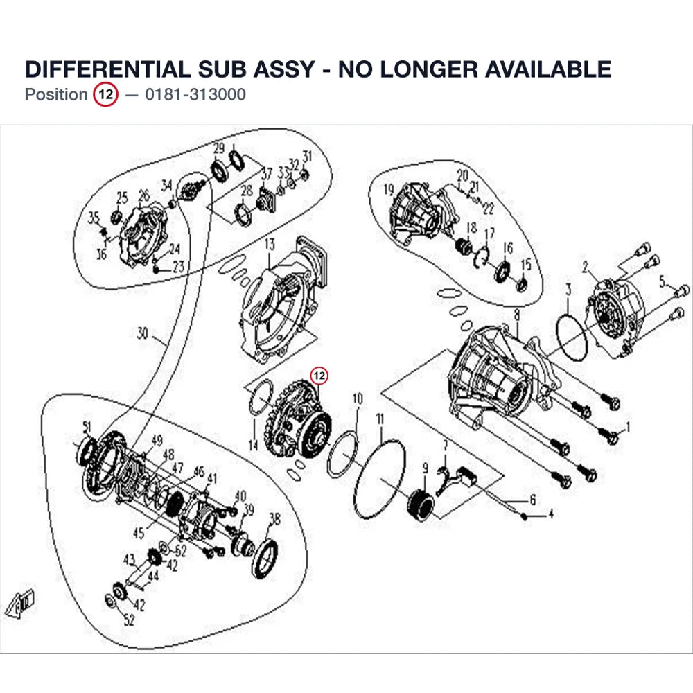 DIFFERENTIAL SUB ASSY - NO LONGER AVAILABLE product image