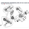 UPPER BRACKET, DIFFERENTIAL REPL BY 0181-313010-10000 product image