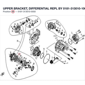 UPPER BRACKET, DIFFERENTIAL REPL BY 0181-313010-10000 product image