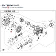 BOLT M10x1.25x22 product image