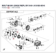 BOLT M10X1.25X22 REPL BY 0181-313100-0010 product image