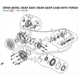 DRIVE BEVEL GEAR ASSY, REAR GEAR CASE product image
