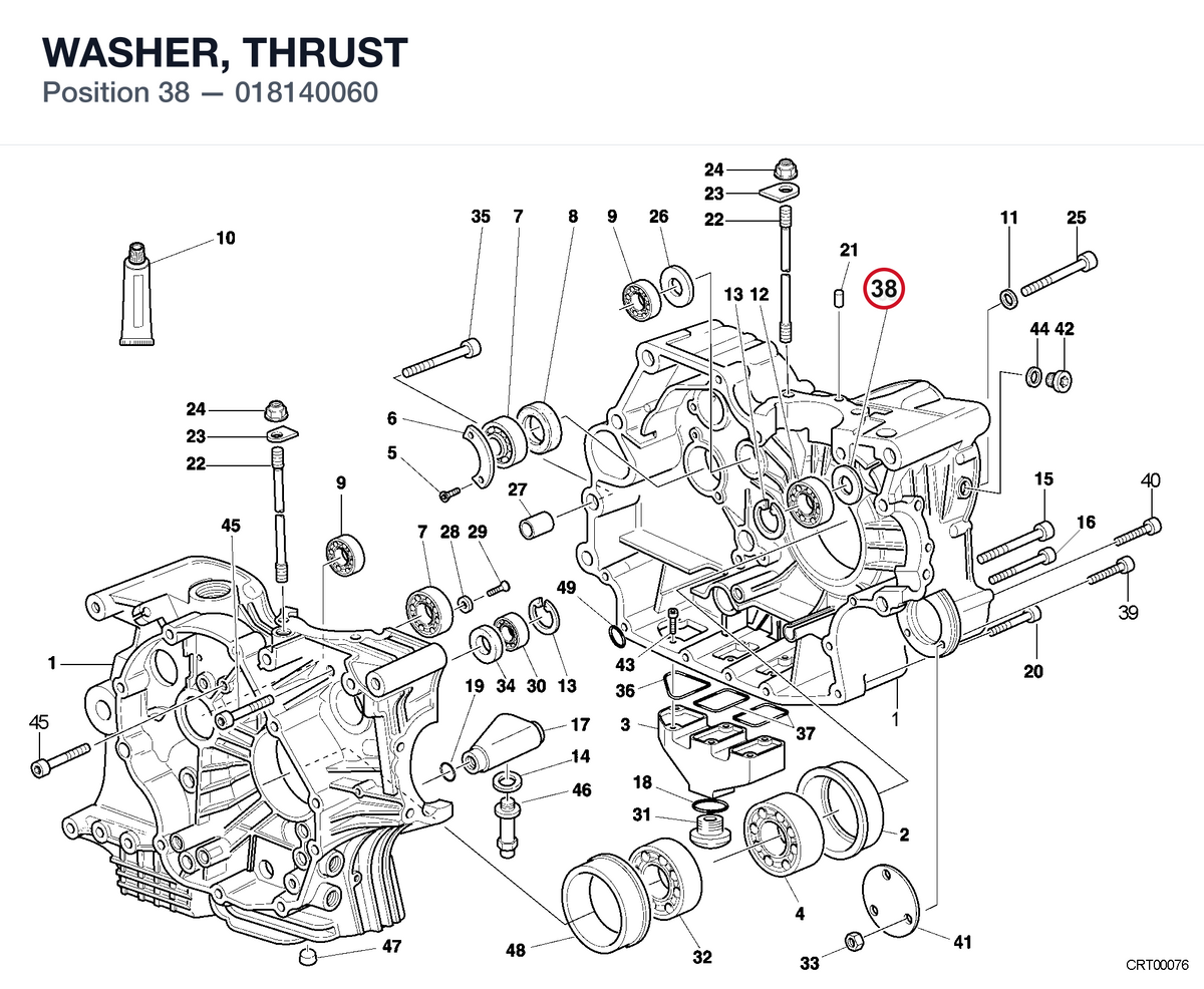WASHER, THRUST