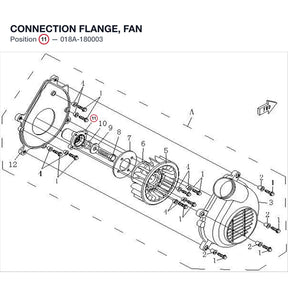 CONNECTION FLANGE, FAN product image