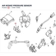AIR INTAKE PRESSURE SENSOR product image