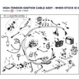 HIGH-TENSION IGNITION CABLE ASSY - NO LONGER AVAILABLE product image