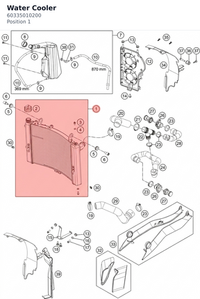 Diagram preview: Water Cooler (60335010200)