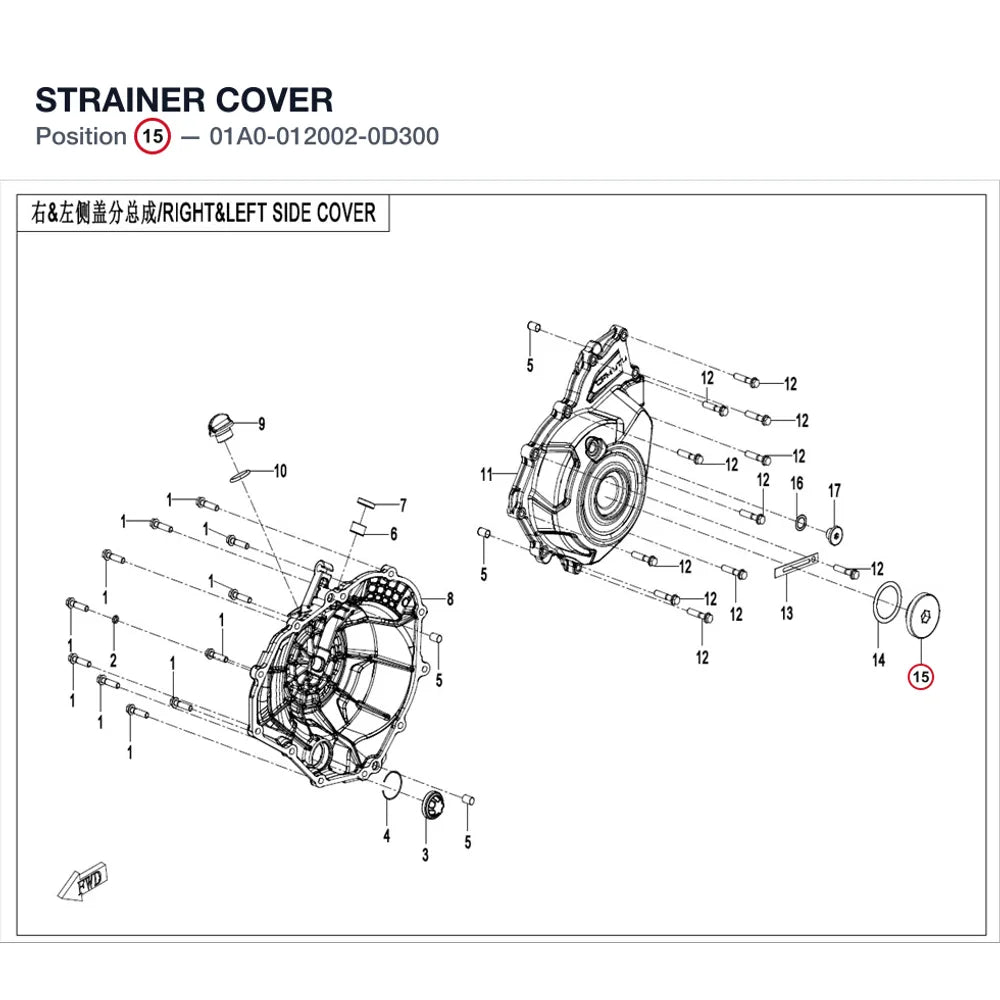STRAINER COVER product image