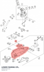 Diagram preview: LOWER FAIRING CPL. (9080802003328)