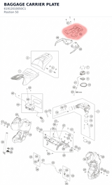 Diagram preview: BAGGAGE CARRIER PLATE (61912010050C1)
