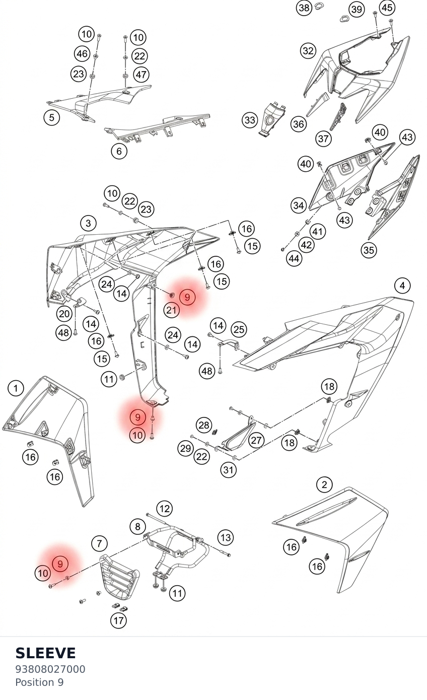 Diagram preview: SLEEVE (93808027000)