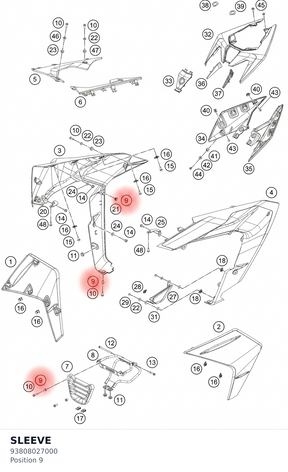 Diagram preview: SLEEVE (93808027000)
