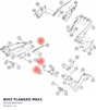 Diagram preview: BOLT FLANGED M6X1 (J900000601409)