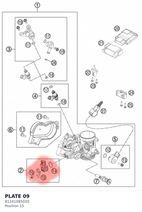 Diagram preview: PLATE                       09 (81241085020)