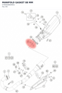 Diagram preview: MANIFOLD GASKET 88 MM (0780008809901)